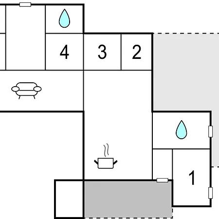 بيت للعطل Five-bedroom Holiday In